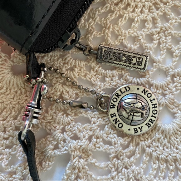 Rare Brighton Crossbody Snake Skin Leather vintage Convertible Clutch Purse Bag - Picture 4 of 10